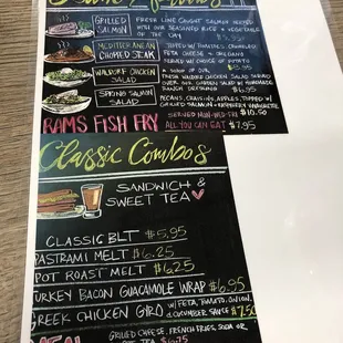 Specials on Friday