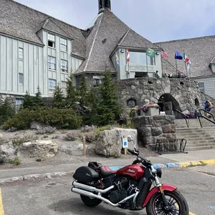 Celebrating Peppers one year birthday!  First ride to timberline!