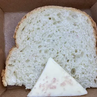 This was the most beautiful piece of bread and butter I've ever had to go.