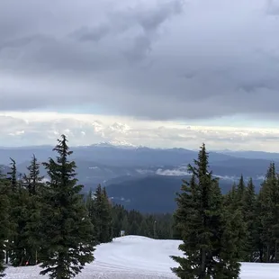Mt Jefferson view from lodge parking lot.