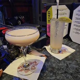 We had double of both drinks!