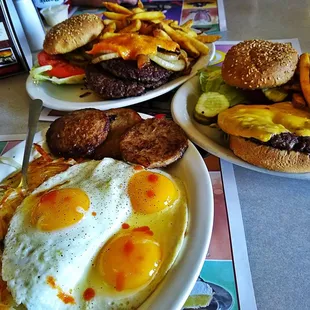 food, burgers