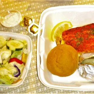 June 19 2021 salmon takeout rams horn grand river