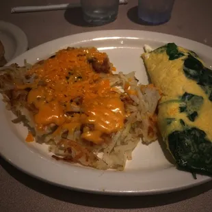 Omelette with Spinach