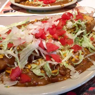 Our favorite meal...the saucy burrito