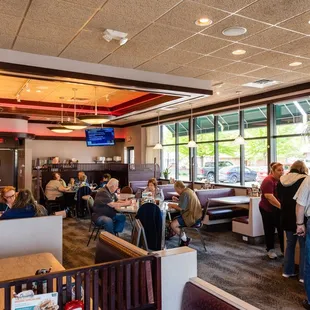 diners and dining area