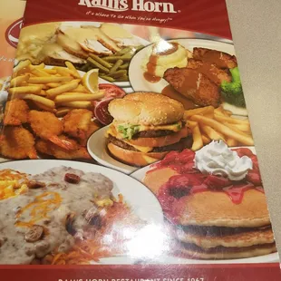 the menu for ram's horn