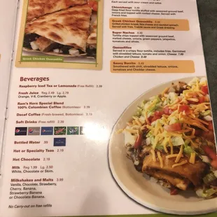 the menu for the ram&apos;s horn
