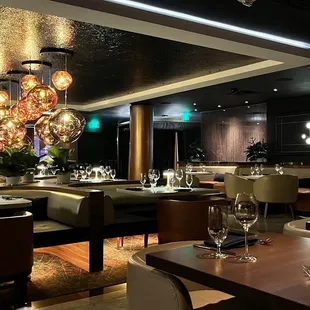 Decent ambiance but might have preferred to be close to the kitchen and watch the action close up.