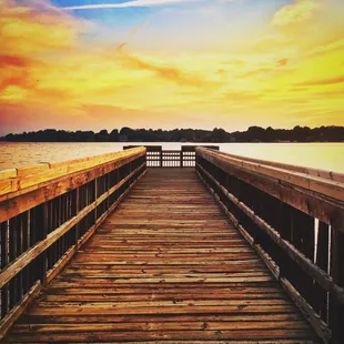 Fishing pier at Ramsey Creek Park