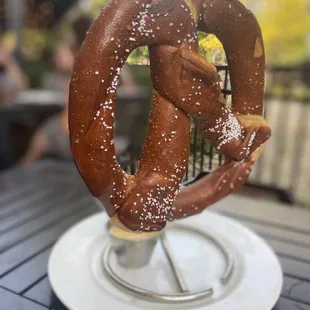 Pretzel and beer cheese