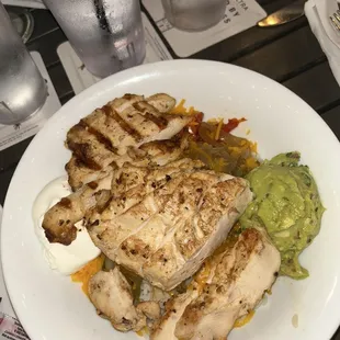 fajita bowl with chicken