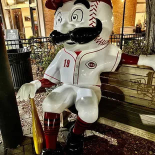 Just outside their door