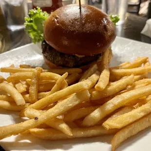 Cheeseburger &amp; fries