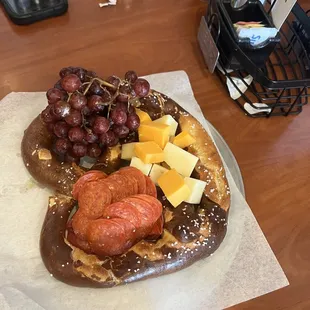 Giant Pretzel  Charcuterie