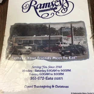 Menu Front