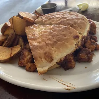 Jamaican Tofu Sandwich