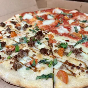 To go order from last time. Half Margherita Pizza/Uncle Franks Margherita Pizza