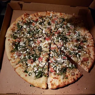 Calypso on thin new York York crust