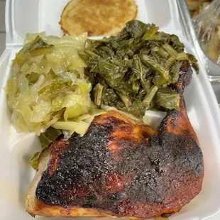 BBQ chicken plate