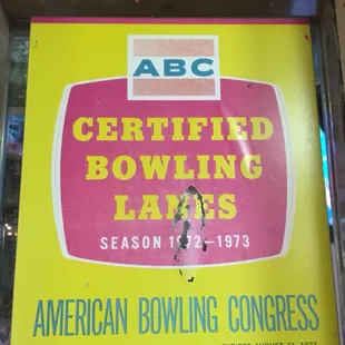 It's been awhile since this bowling alley has been running well.