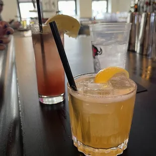 Whiskey Apricot Smash &amp; Loose Goose