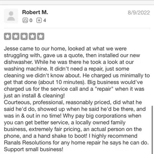 Our 5 star reviews