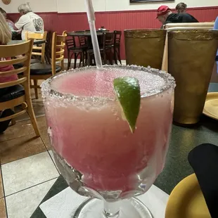 Prickly pear margarita