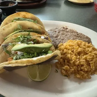 Steet tacos with tinga chicken