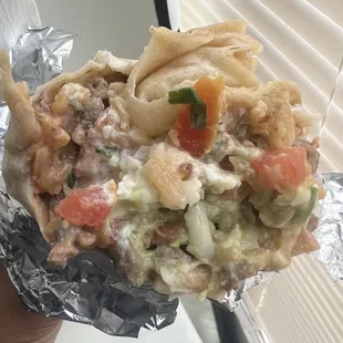 Super carne asada burrito