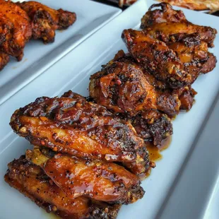 Finally serving our Bourbon Maple Bacon Wings!