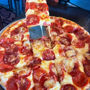 Tavern Beef Pepperoni Pizza