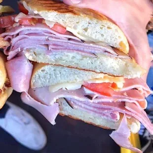 Ham &amp; Swiss Panini