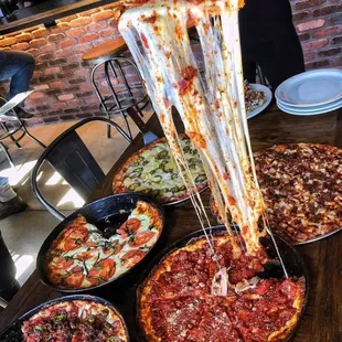 Famous Cheese Pulls!