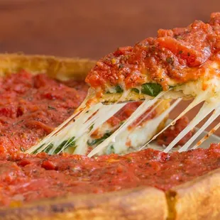 Stuffed Style "Best Seller" with spinach, mushrooms and a special blend of seasonings.