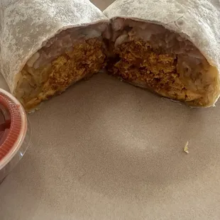 Machaca burrito