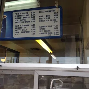 Menu :)