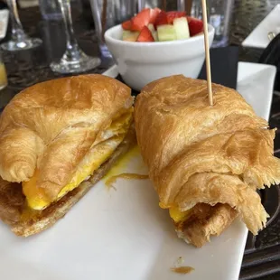 Egg &amp; cheese croissant