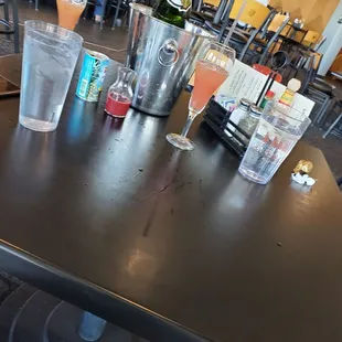 Our table unset properly