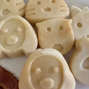 Silver Dollars with Bacon -- kids menu.