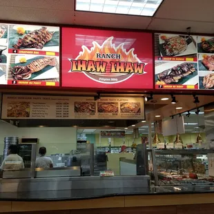 a restaurant with menus