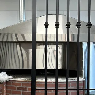 Hearth oven being setup in their bakery