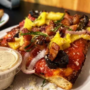 Quarter Hawaiian Pizza