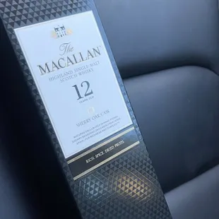 a bottle of macallan 12 years old
