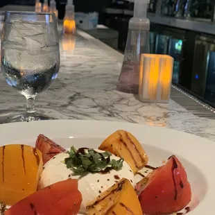Heirloom tomato and burrata