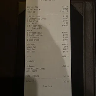 Went all out for this dinner