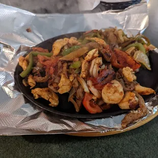 Texas fajitas