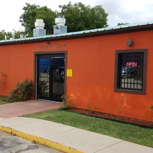 Exterior of restaurant, off the beaten path but worth finding!