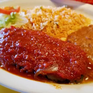 Chili Relleno, big and super flavorful