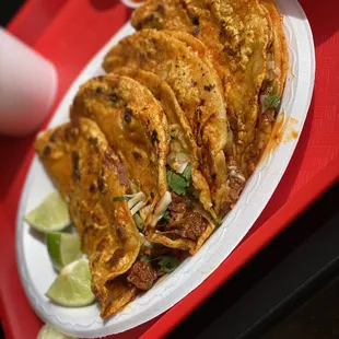 Best Birria tacos in town. The agua frescas are also so amazing.